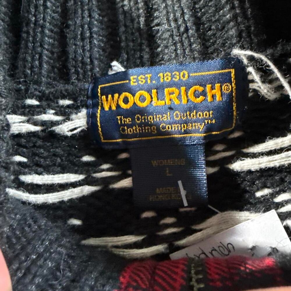 Vintage Woolrich Zip Up Sweater - Picture 6 of 8